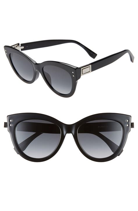 fendi cat eye 54mm sunglasses|fendi cat eye sunglasses black.